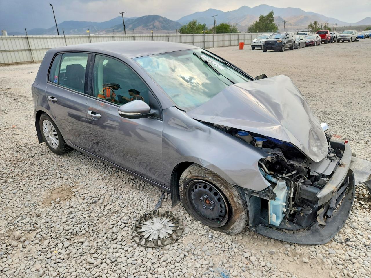 2013 Volkswagen Golf Gray vin: WVWDB7AJ1DW093898