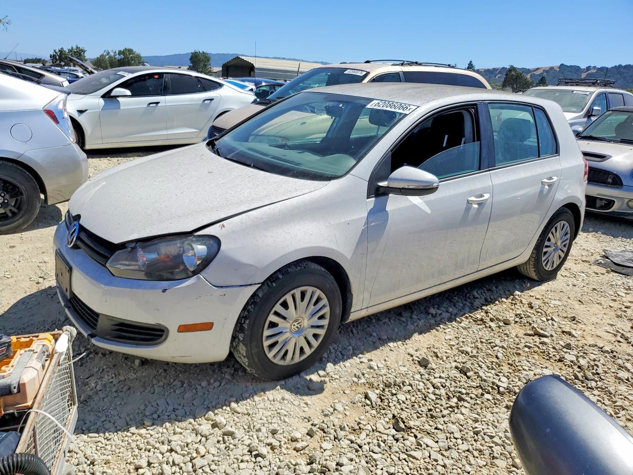 2013 Volkswagen Golf Белый vin: WVWDB7AJ1DW131758