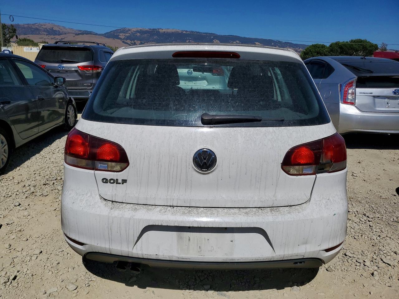 2013 Volkswagen Golf White vin: WVWDB7AJ1DW131758