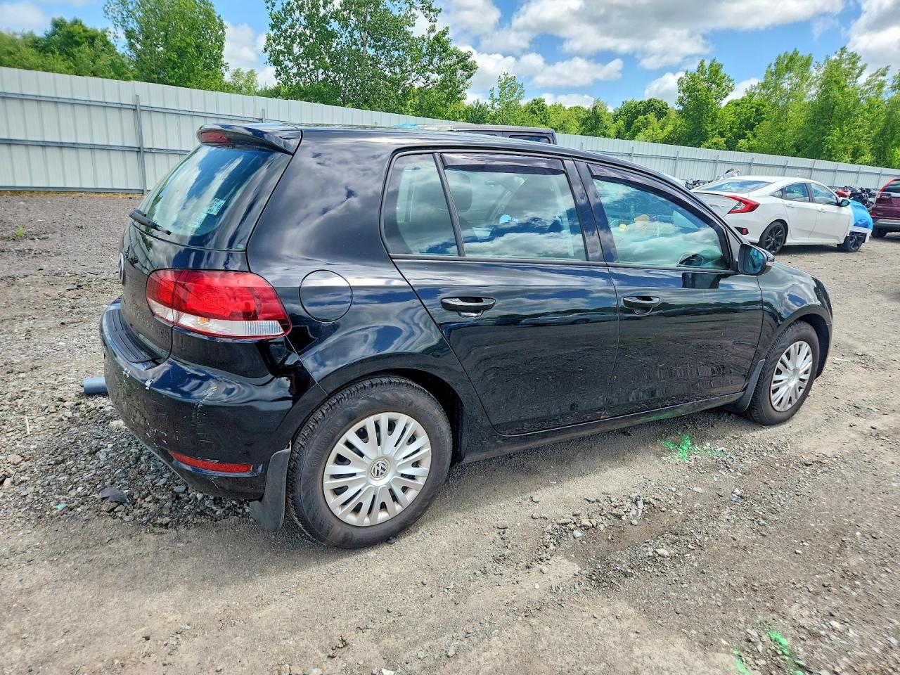 2011 Volkswagen Golf Black vin: WVWDB7AJ2BW336311