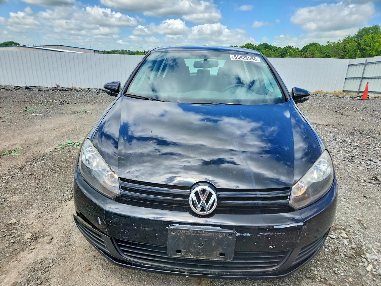 2011 Volkswagen Golf Black vin: WVWDB7AJ2BW336311