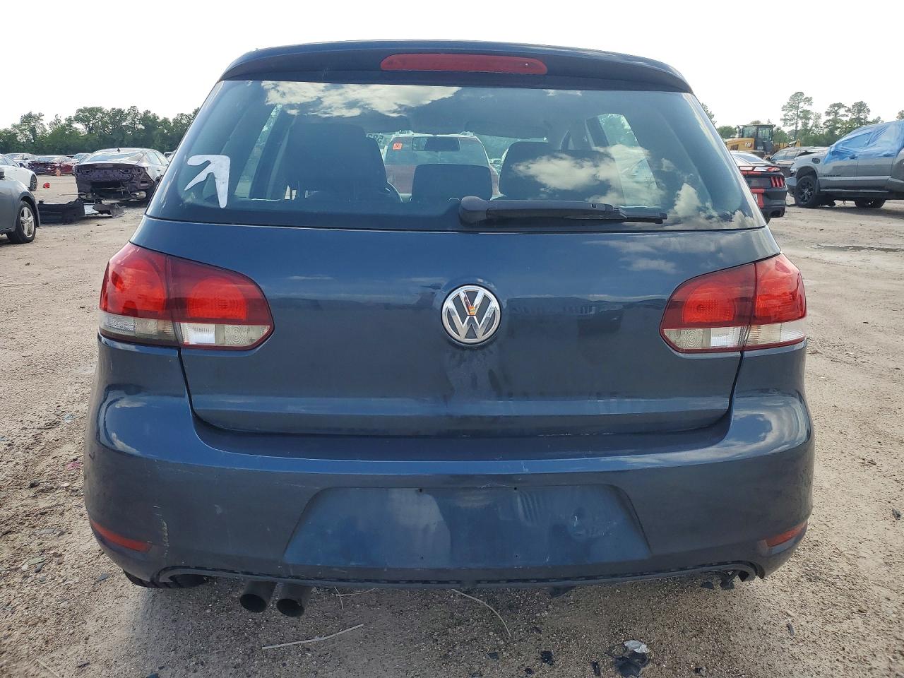 2013 Volkswagen Golf Black vin: WVWDB7AJ2DW027148