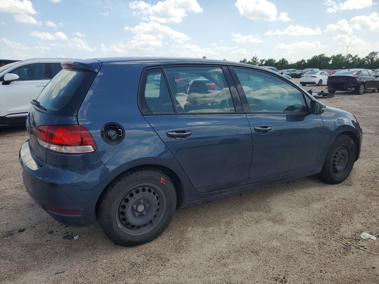 2013 Volkswagen Golf Black vin: WVWDB7AJ2DW027148