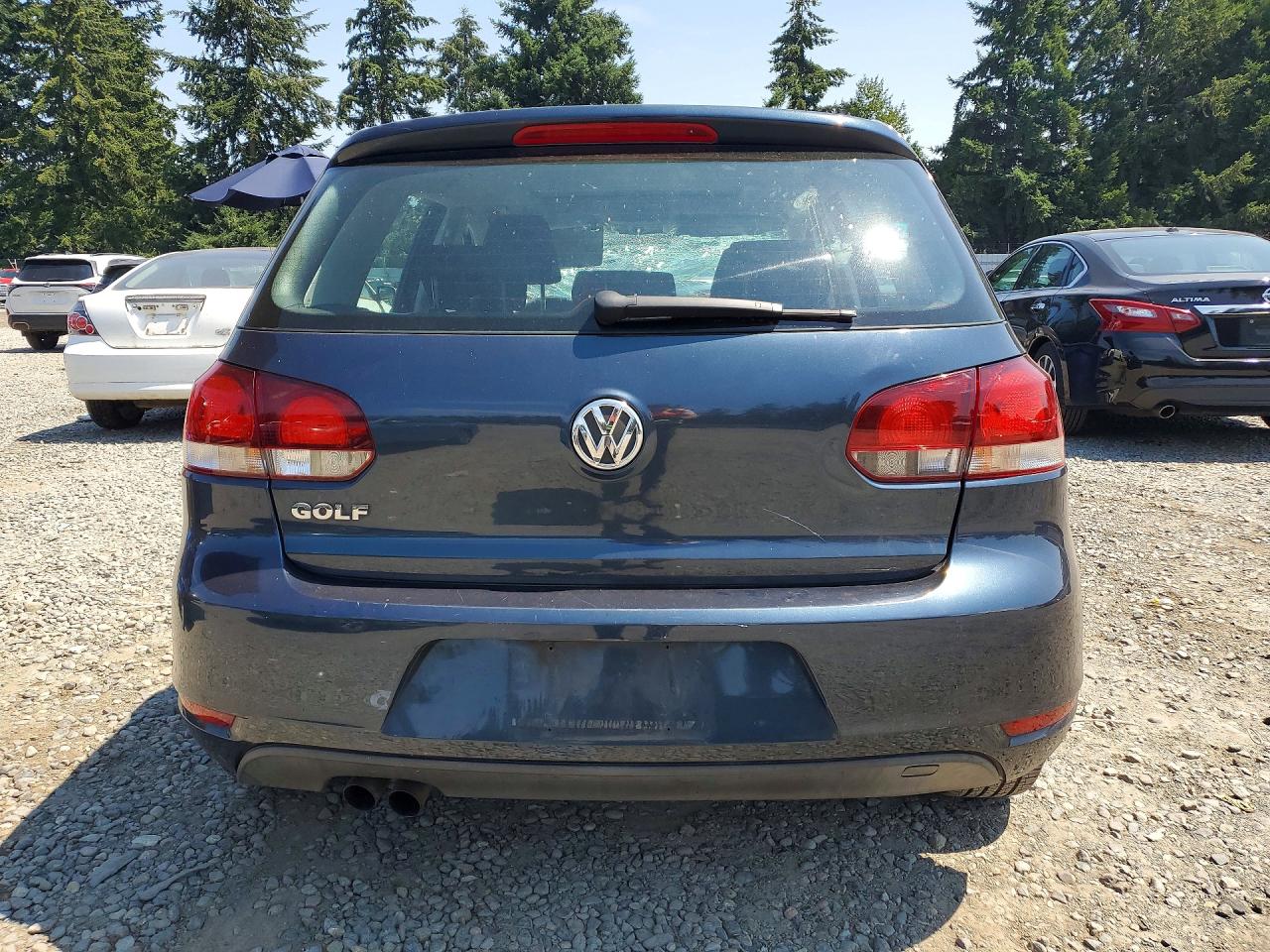 2010 Volkswagen Golf Blue vin: WVWDB7AJ3AW337143