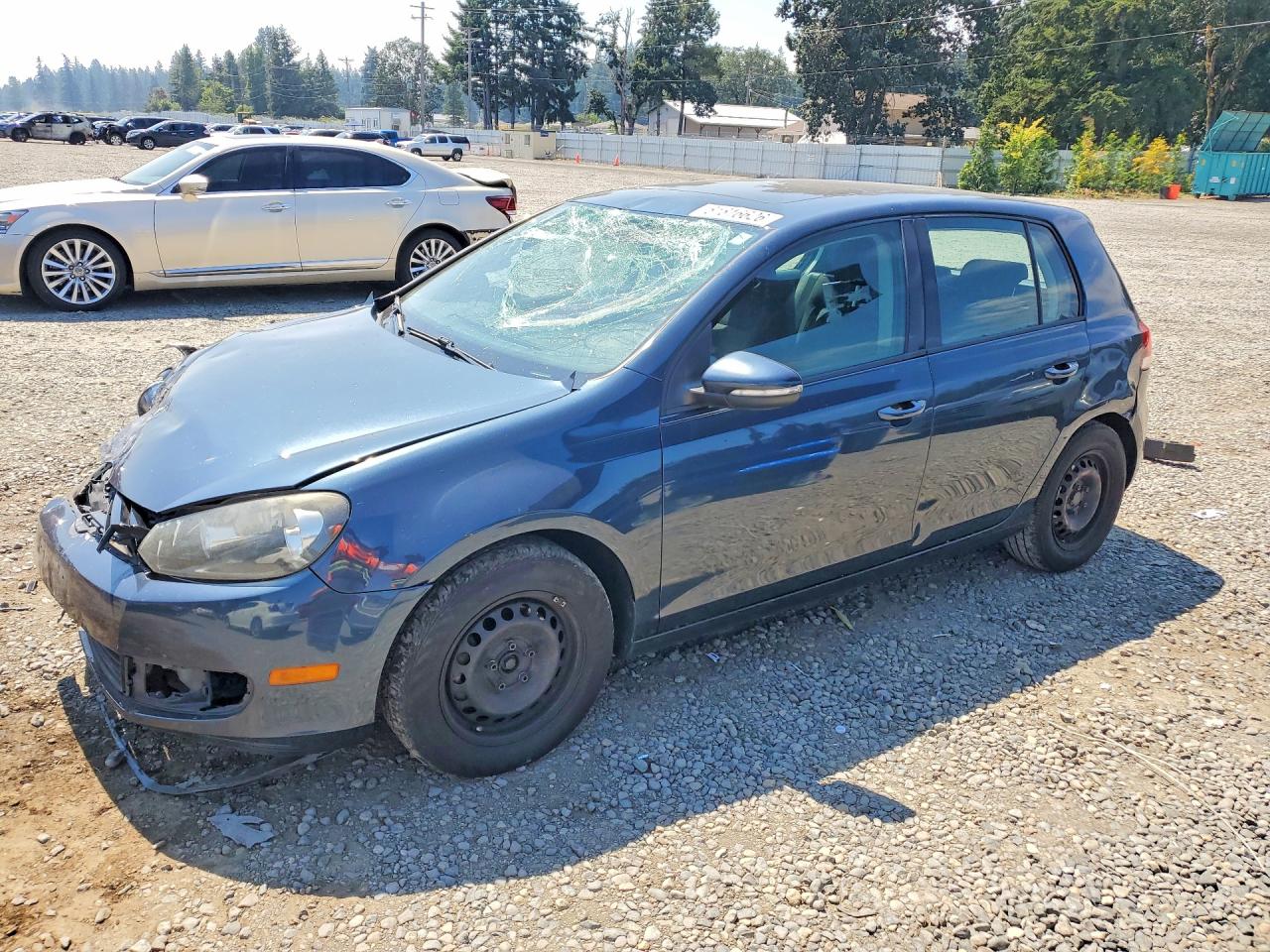 2010 Volkswagen Golf Blue vin: WVWDB7AJ3AW337143
