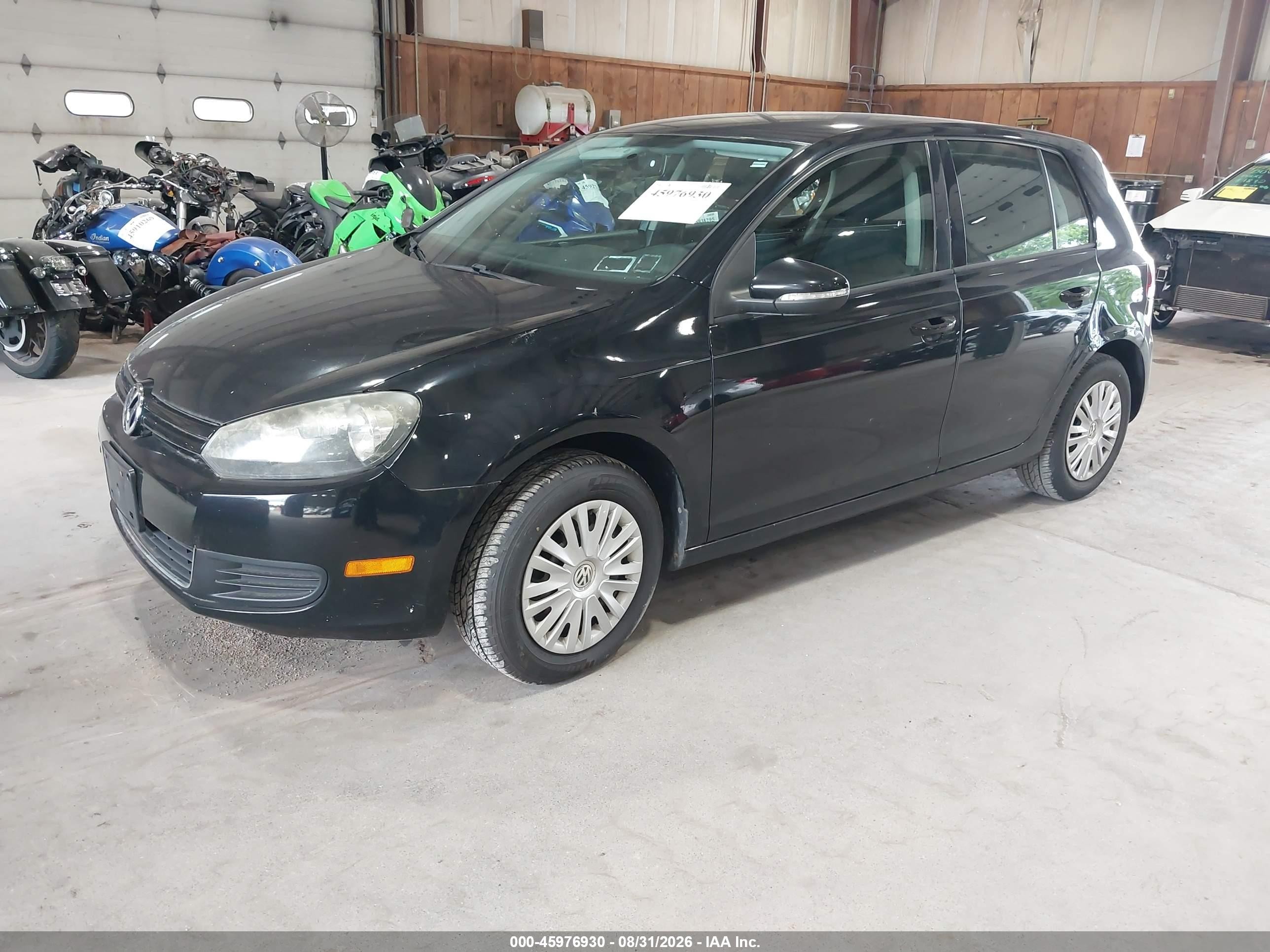 2013 Volkswagen Golf 2.5l 4-door Black vin: WVWDB7AJ3DW049496