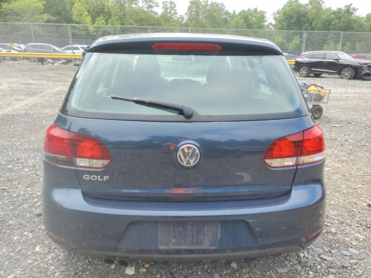 2013 Volkswagen Golf Blue vin: WVWDB7AJ3DW135830