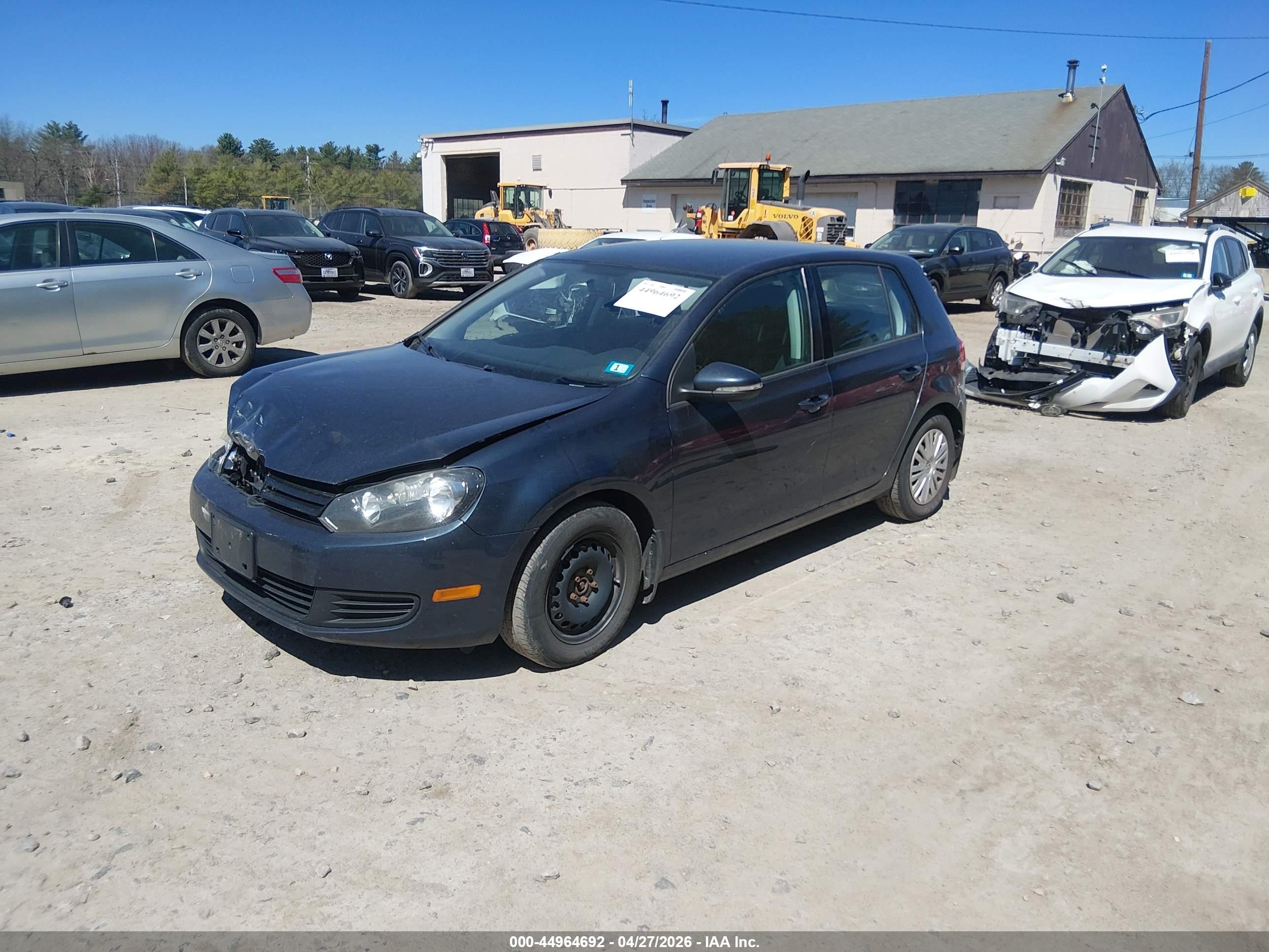2010 Volkswagen Golf 4-door Blue vin: WVWDB7AJ4AW240209