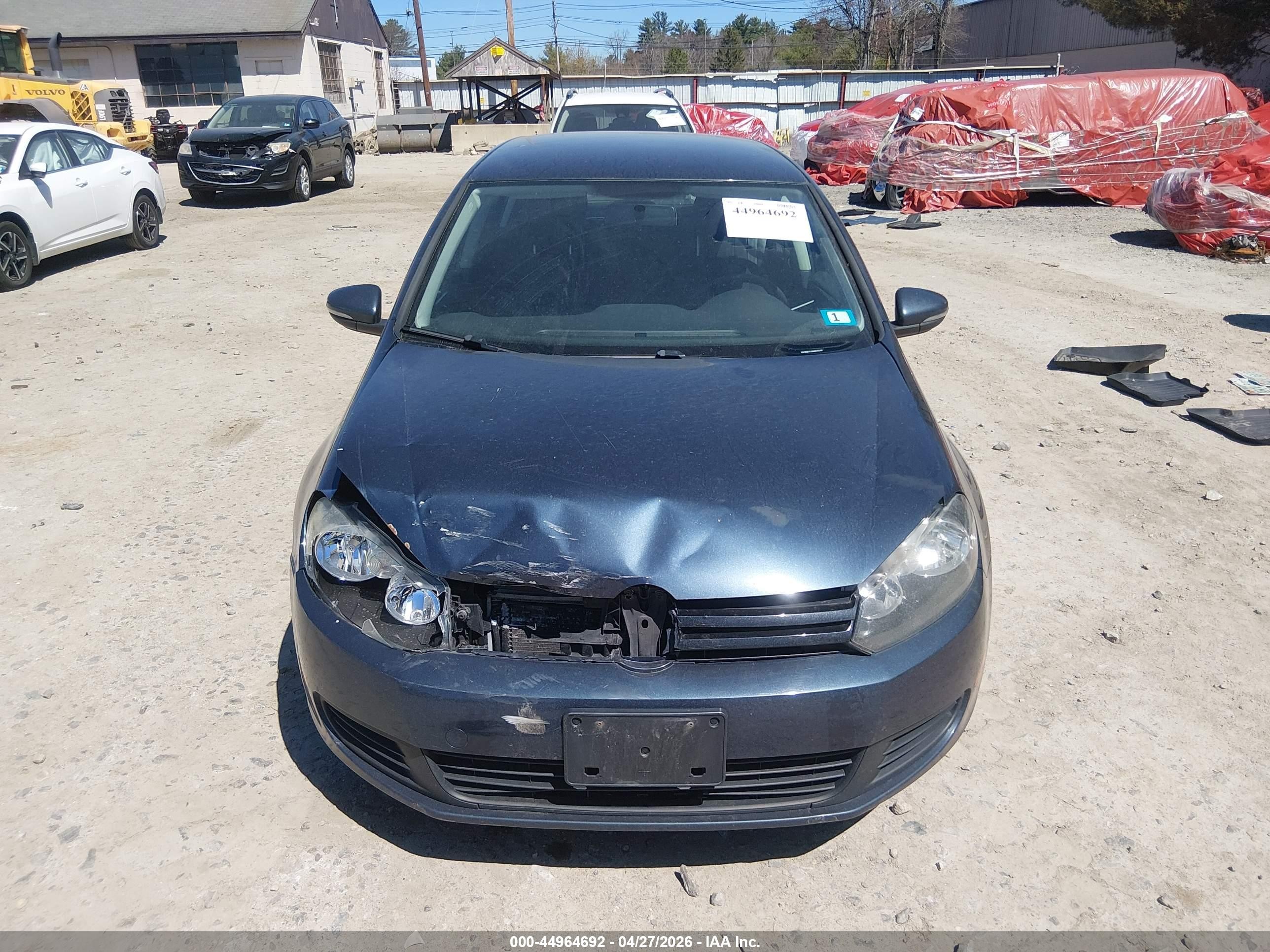 2010 Volkswagen Golf 4-door Blue vin: WVWDB7AJ4AW240209