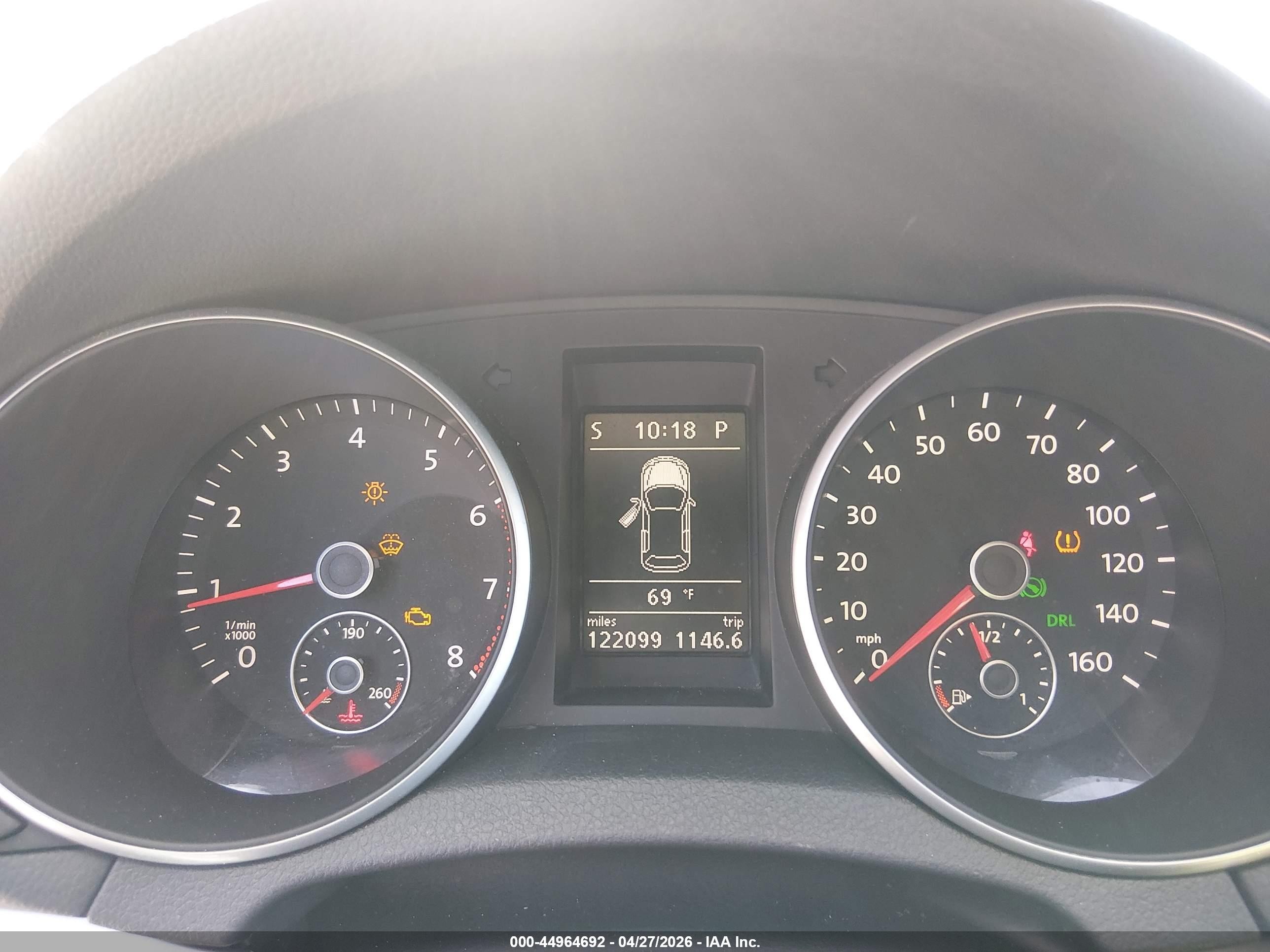2010 Volkswagen Golf 4-door Blue vin: WVWDB7AJ4AW240209