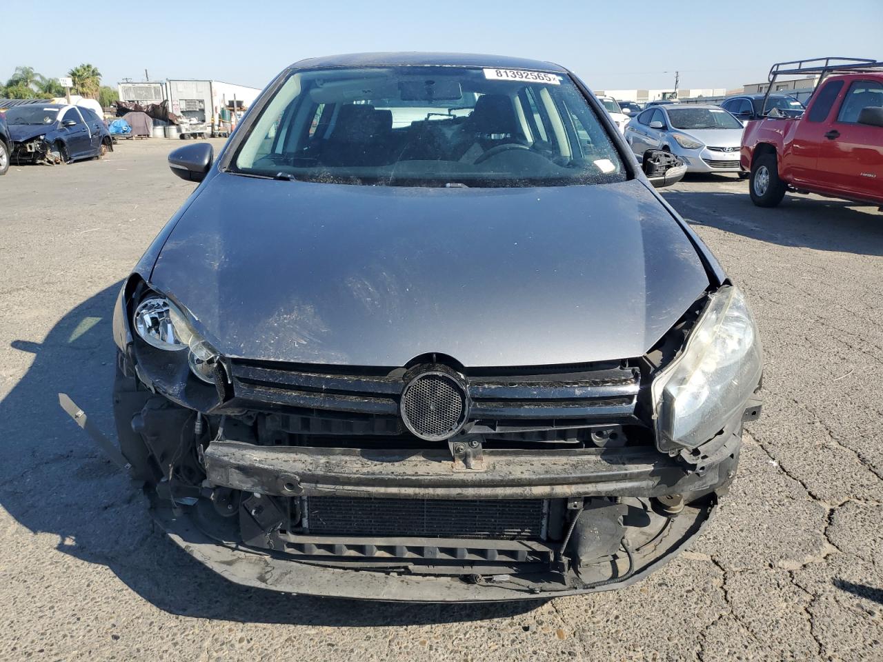2010 Volkswagen Golf Серый vin: WVWDB7AJ4AW329794