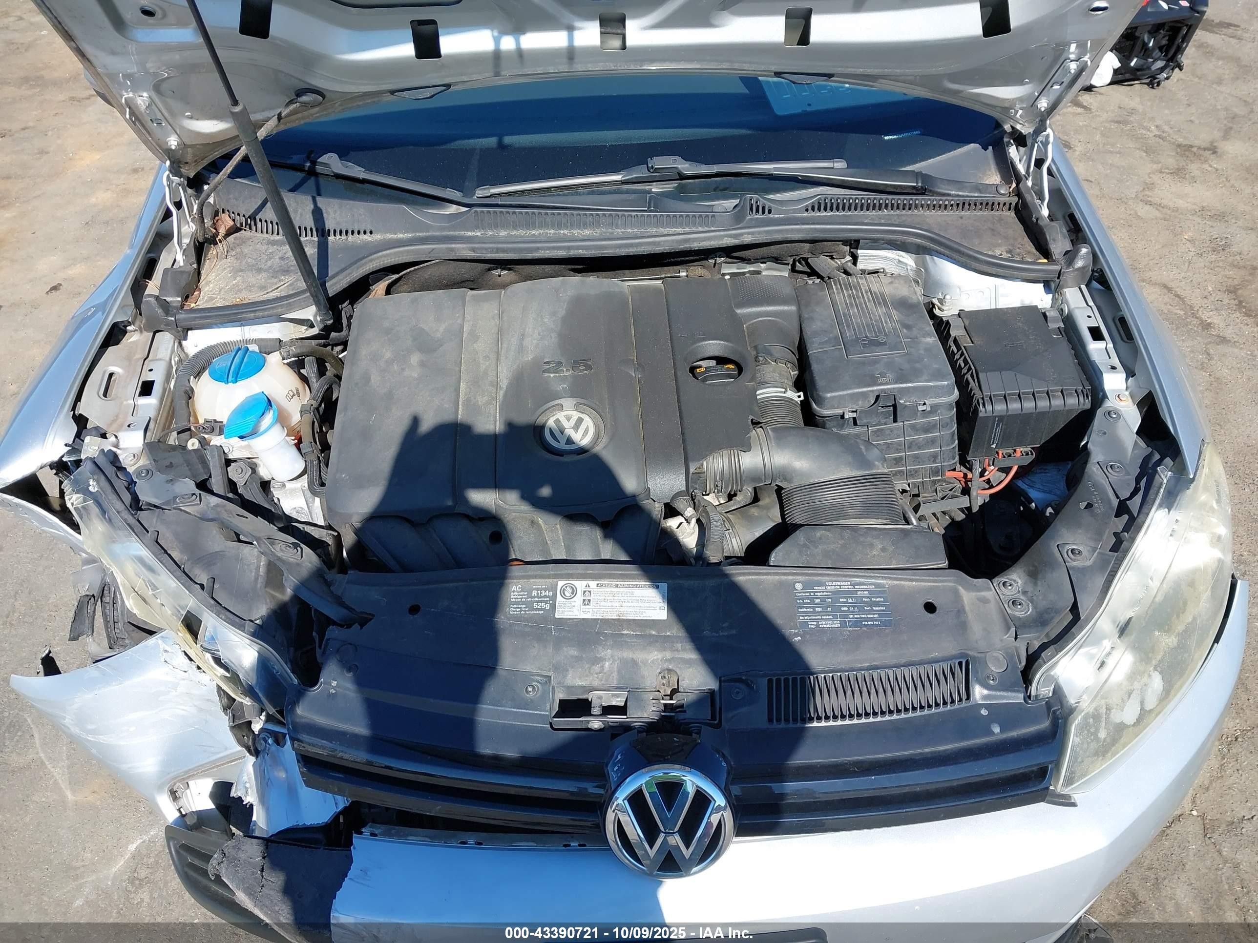 2010 Volkswagen Golf 4-door Silver vin: WVWDB7AJ4AW411640