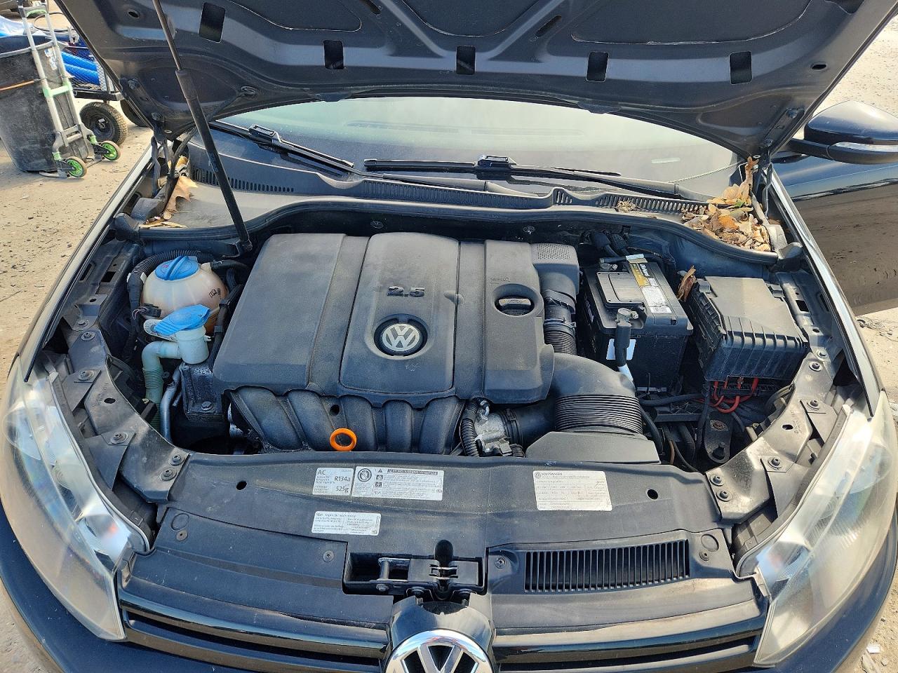 2012 Volkswagen Golf Черный vin: WVWDB7AJ4CW018031