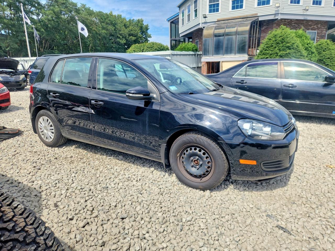 2013 Volkswagen Golf Черный vin: WVWDB7AJ4DW138039