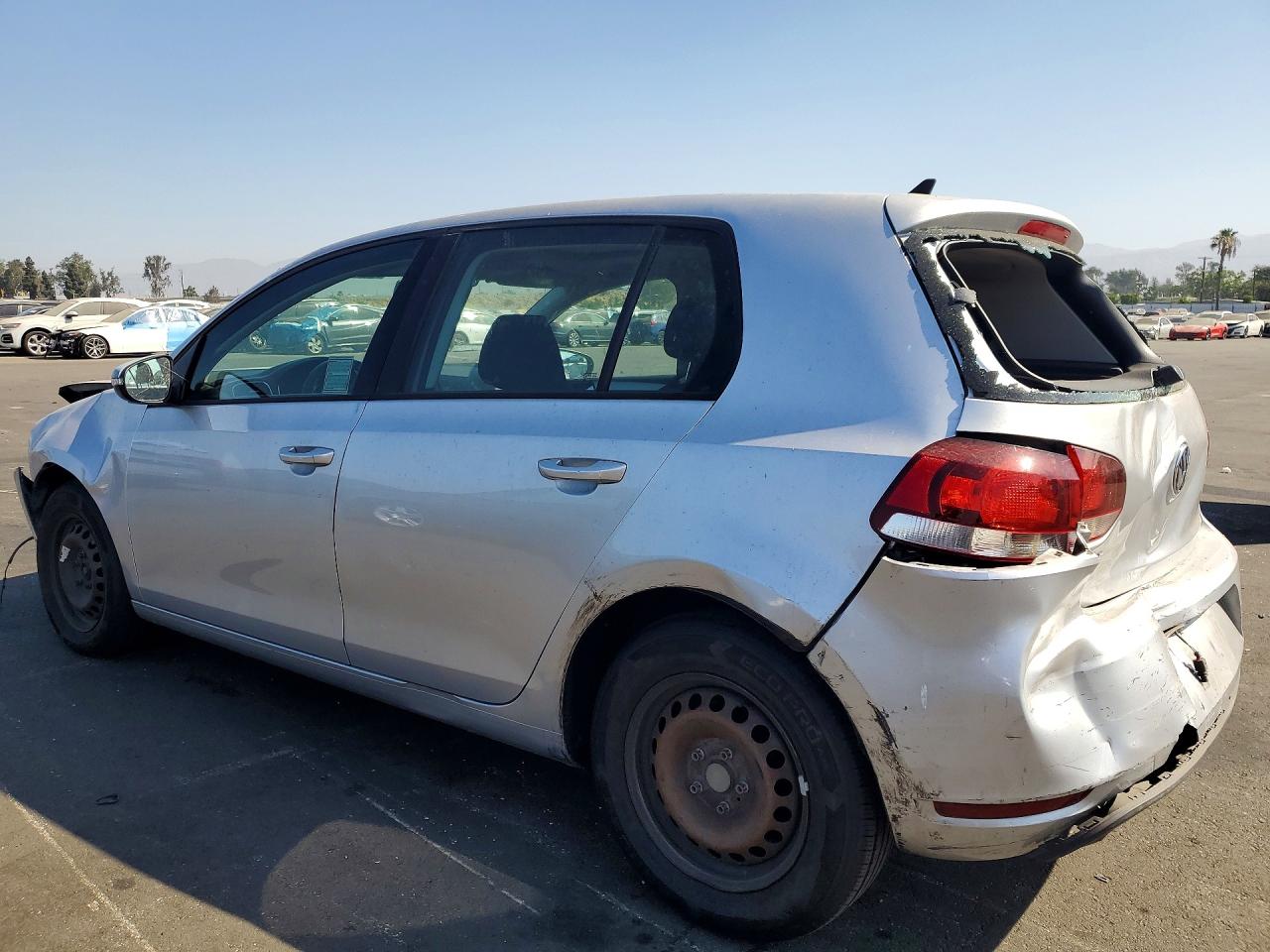 2014 Volkswagen Golf Silver vin: WVWDB7AJ4EW003273