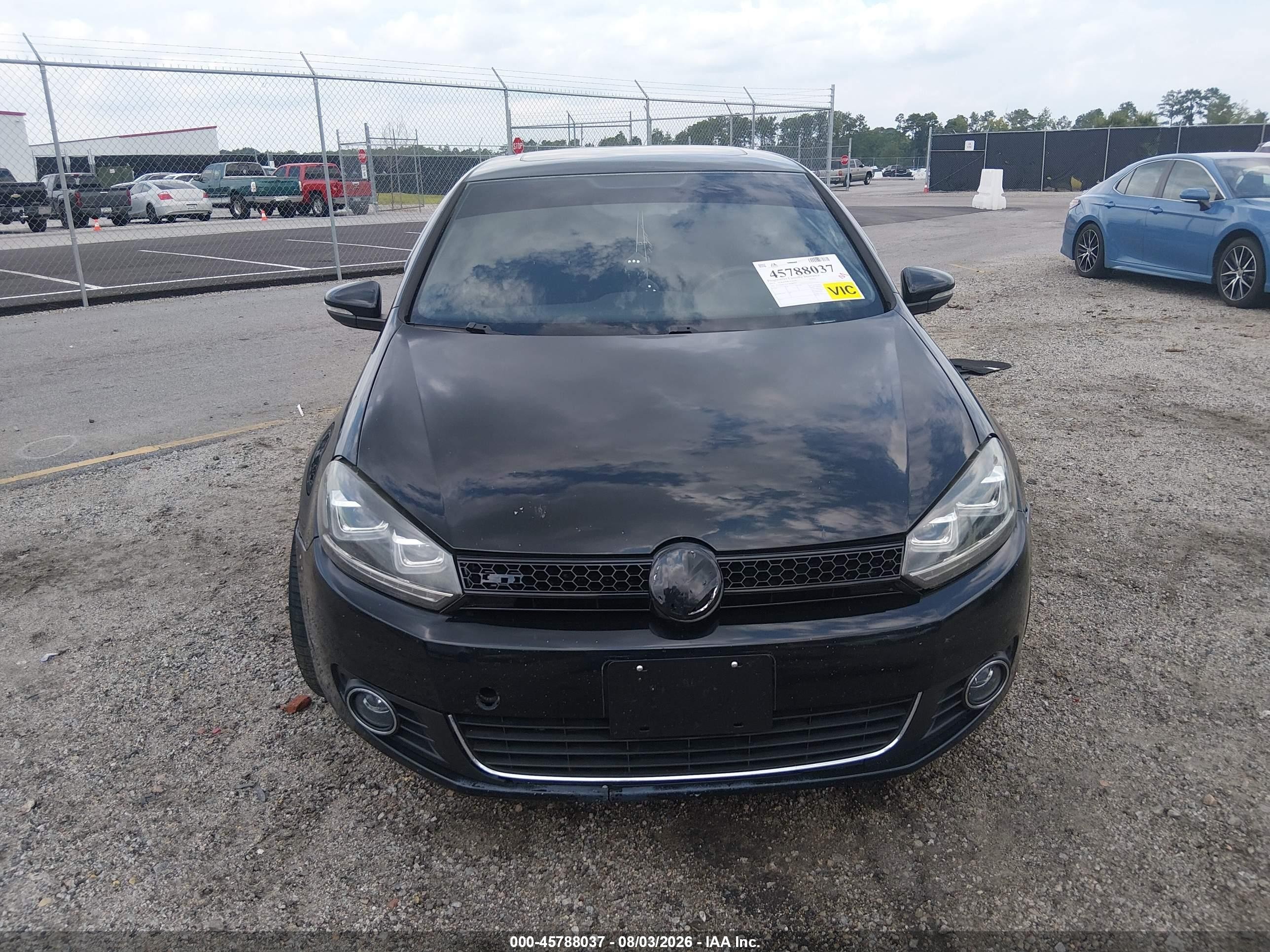 2012 Volkswagen Golf 2.5l 4-door Black vin: WVWDB7AJ5CW280575