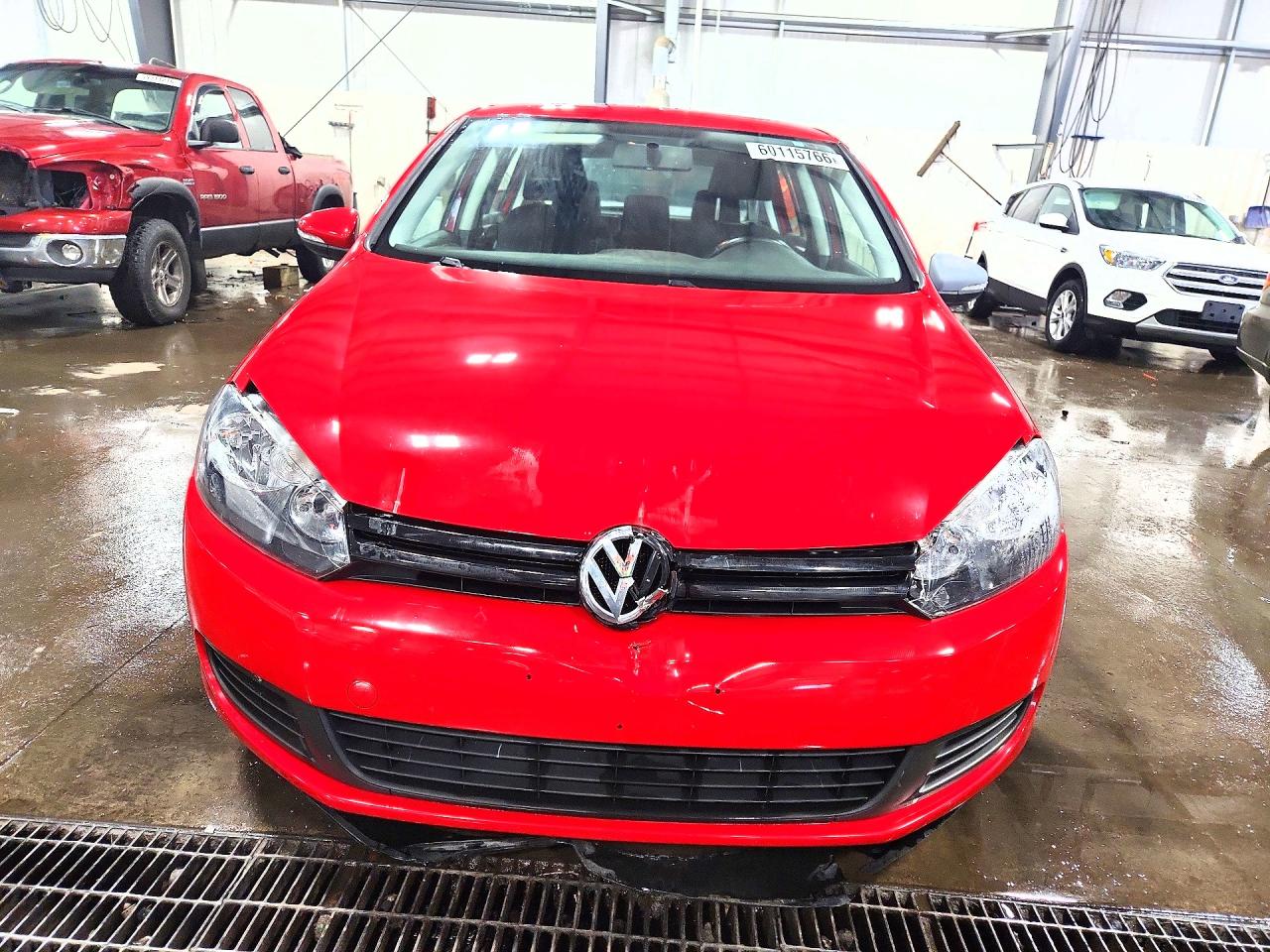 2013 Volkswagen Golf Красный vin: WVWDB7AJ5DW022669