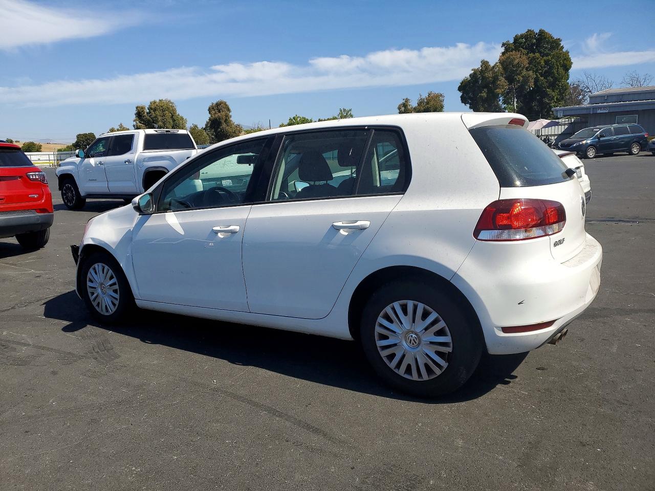 2013 Volkswagen Golf White vin: WVWDB7AJ5DW131438