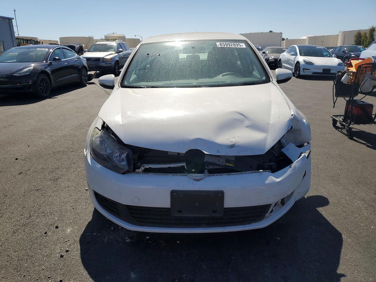 2013 Volkswagen Golf White vin: WVWDB7AJ5DW131438