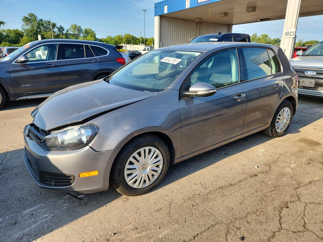 2013 Volkswagen Golf Silver vin: WVWDB7AJ5DW140236