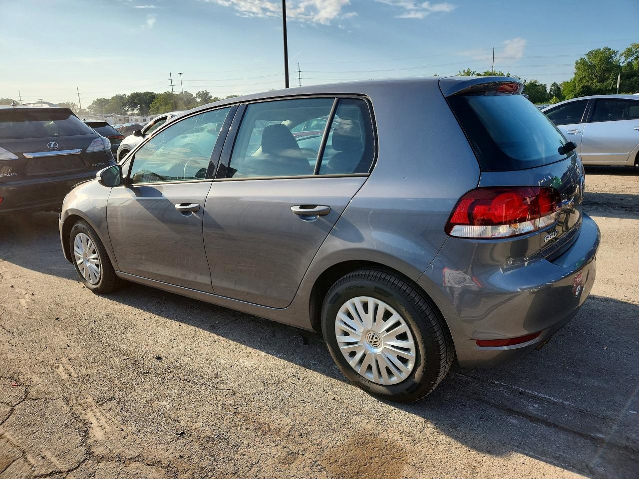 2013 Volkswagen Golf Silver vin: WVWDB7AJ5DW140236