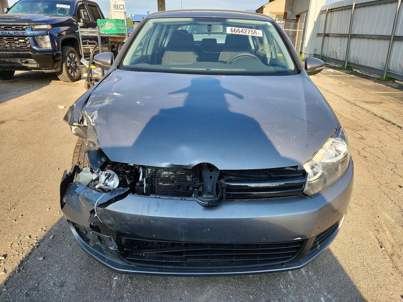 2013 Volkswagen Golf Silver vin: WVWDB7AJ5DW140236