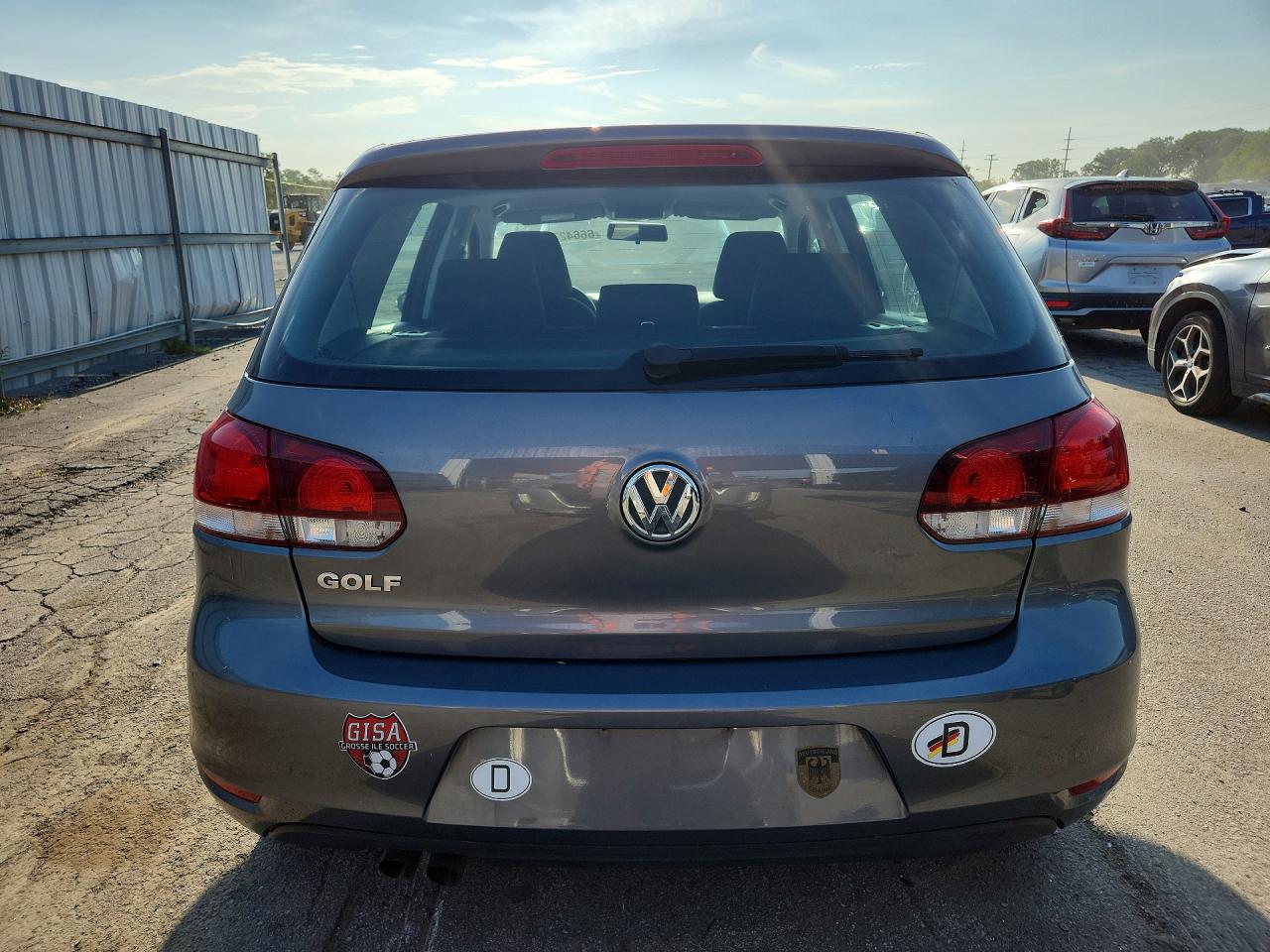 2013 Volkswagen Golf Silver vin: WVWDB7AJ5DW140236