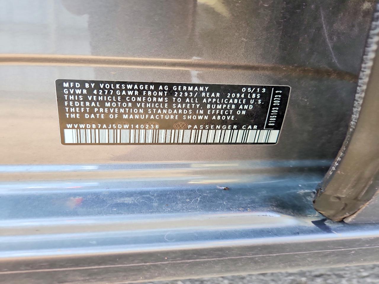 2013 Volkswagen Golf Silver vin: WVWDB7AJ5DW140236