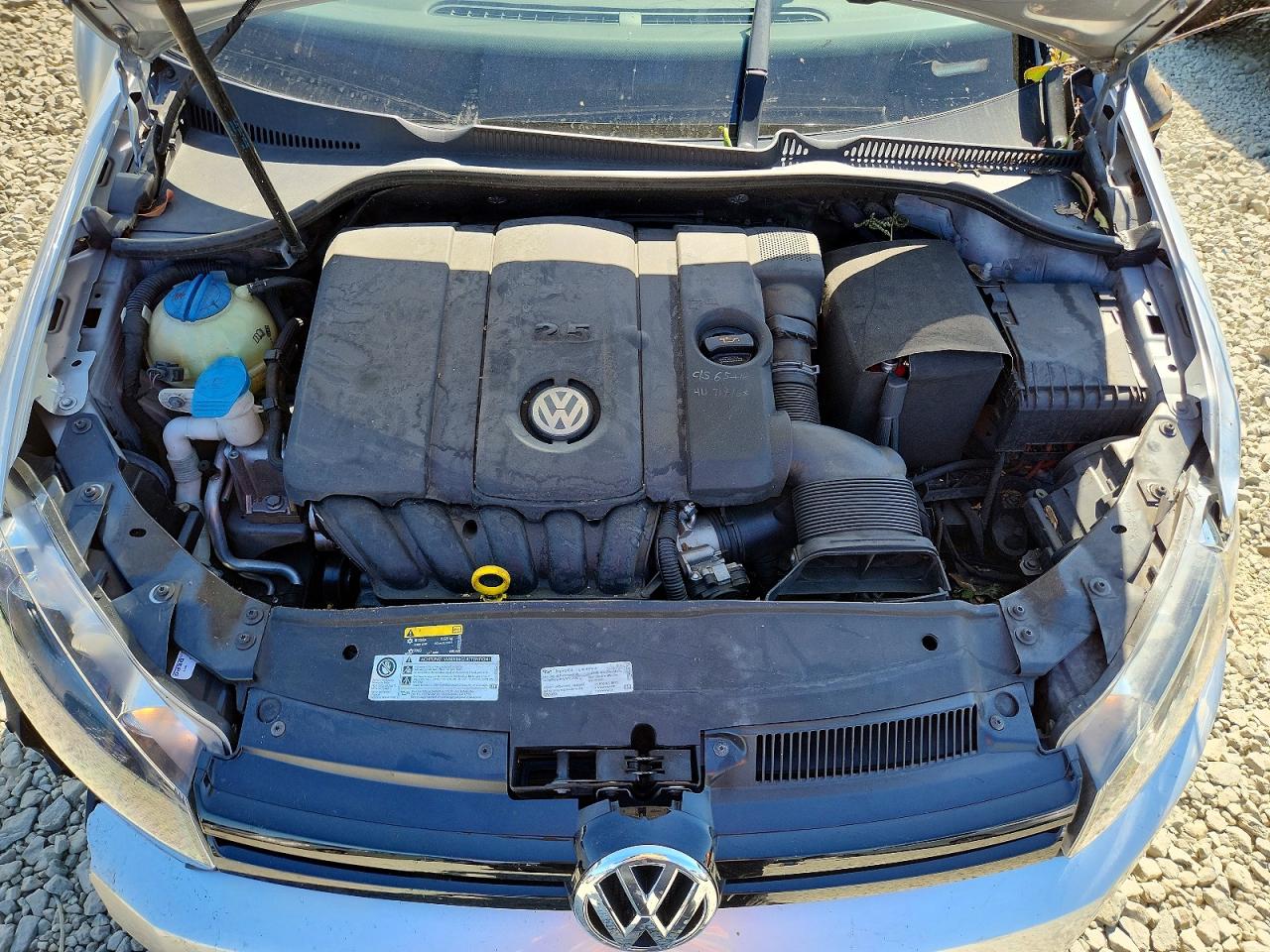 2014 Volkswagen Golf Silver vin: WVWDB7AJ5EW002133