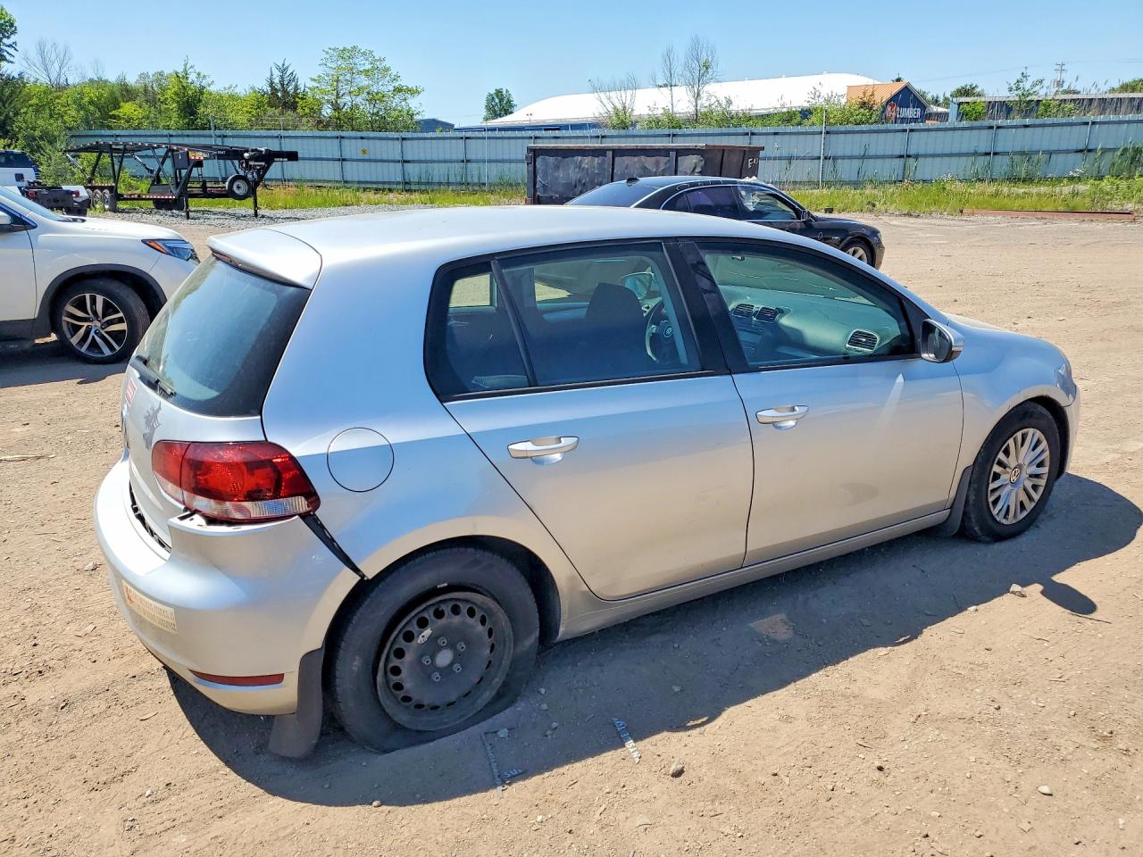 2014 Volkswagen Golf Серебряный vin: WVWDB7AJ5EW011818