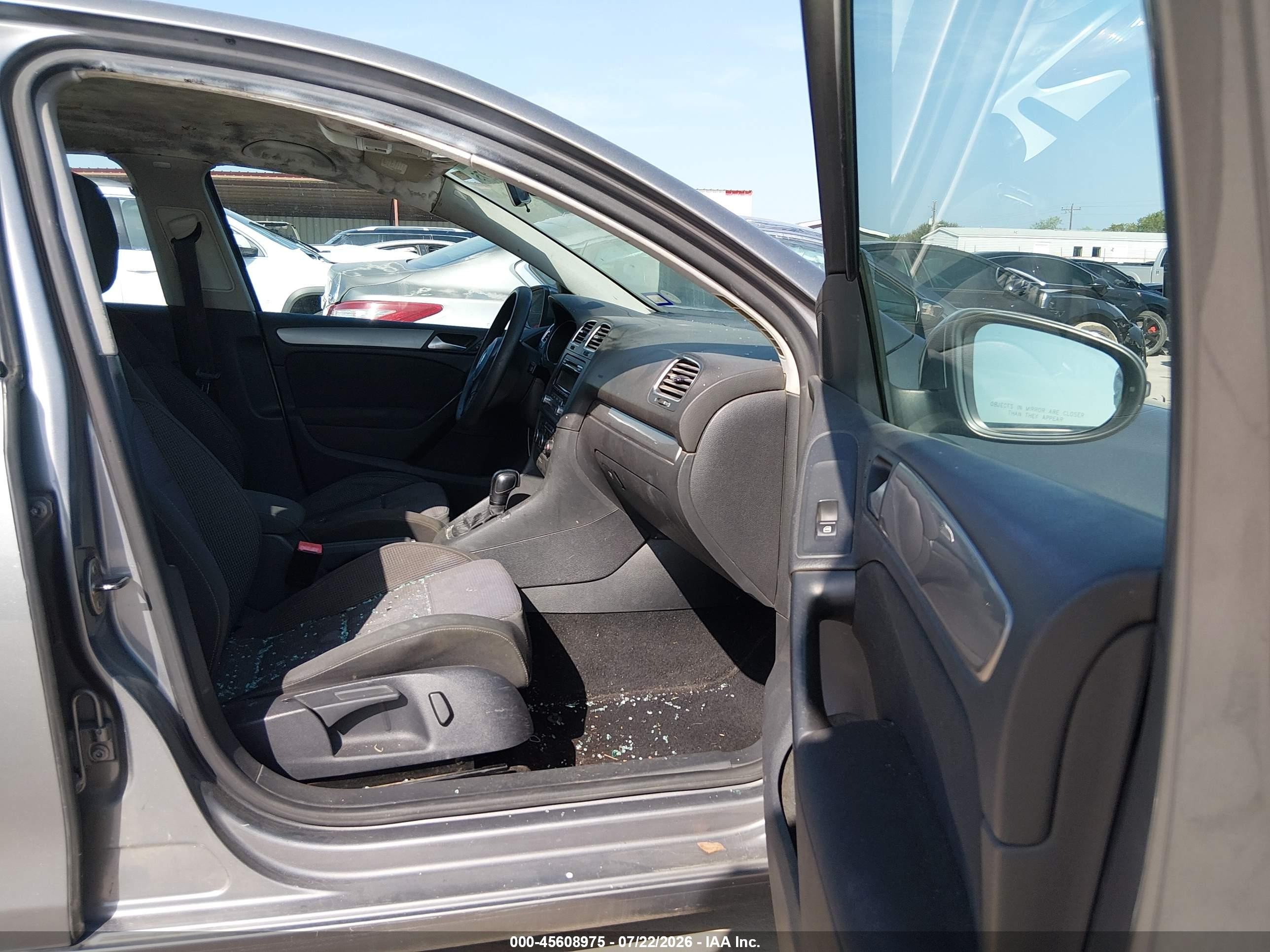 2012 Volkswagen Golf 2.5l 4-door Gray vin: WVWDB7AJ6CW212155