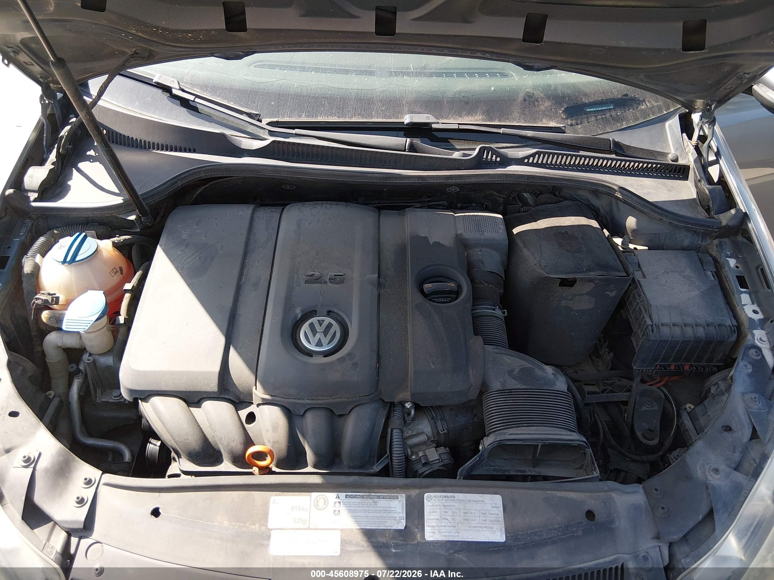 2012 Volkswagen Golf 2.5l 4-door Gray vin: WVWDB7AJ6CW212155