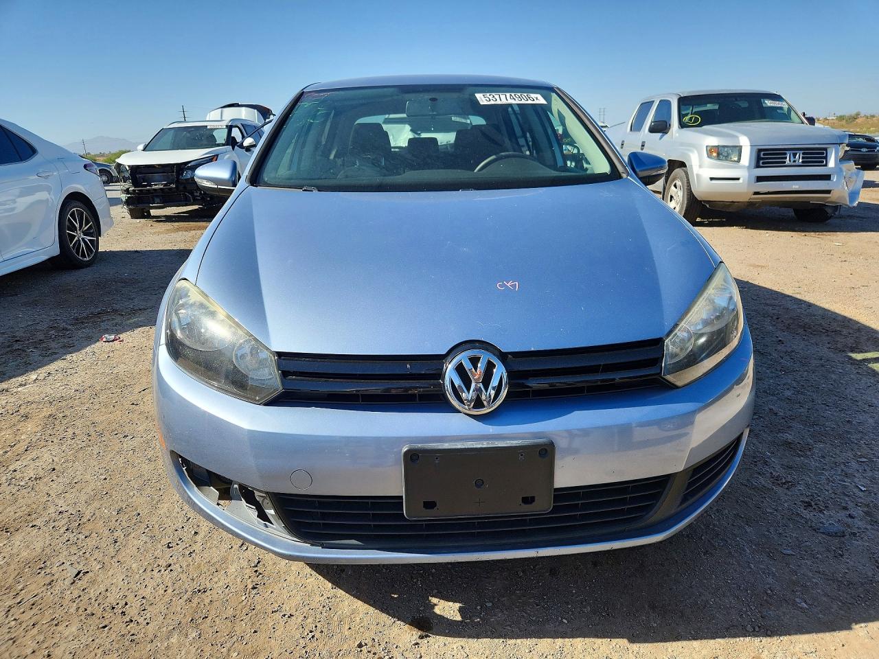 2012 Volkswagen Golf Бирюзовый vin: WVWDB7AJ6CW221874