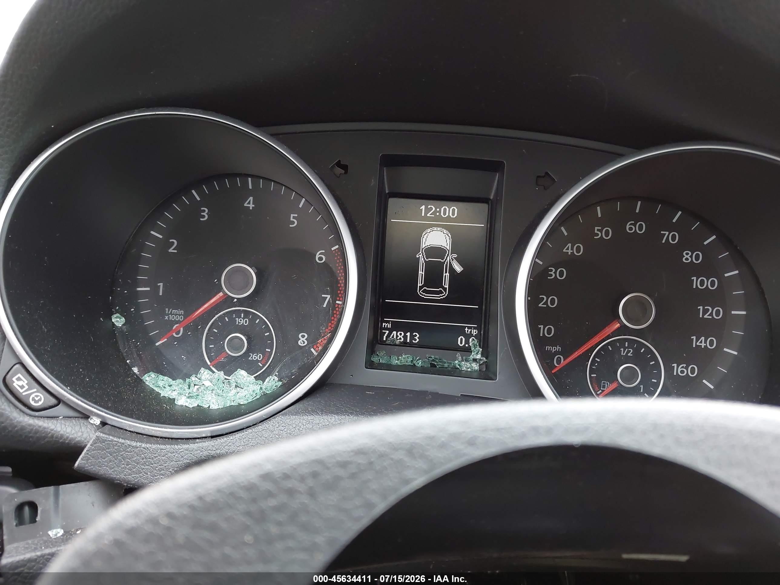 2014 Volkswagen Golf 2.5l (a6) (no Longer Orderable) Красный vin: WVWDB7AJ6EW010144