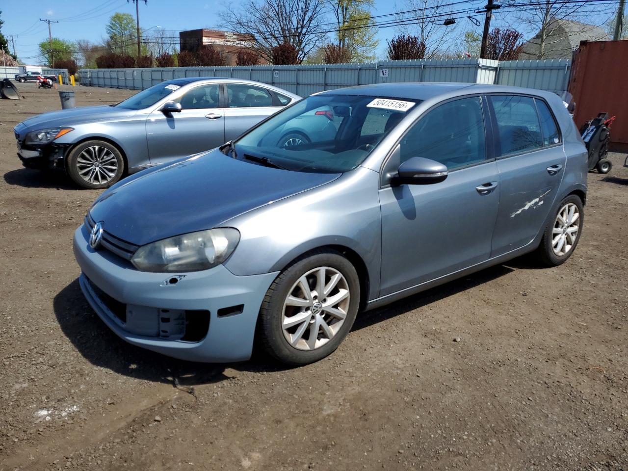 2010 Volkswagen Golf Серый vin: WVWDB7AJ7AW216423
