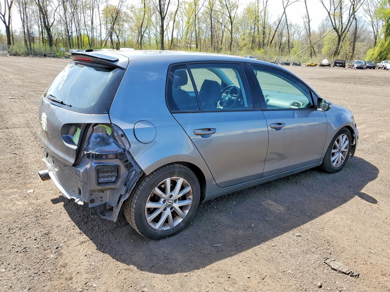 2010 Volkswagen Golf Серый vin: WVWDB7AJ7AW216423
