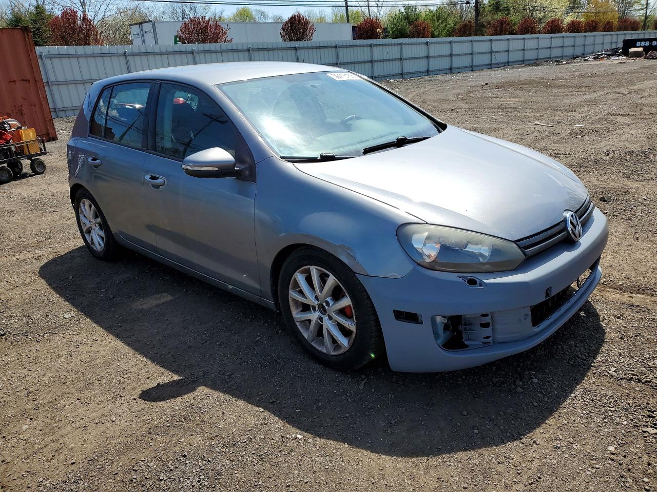 2010 Volkswagen Golf Серый vin: WVWDB7AJ7AW216423