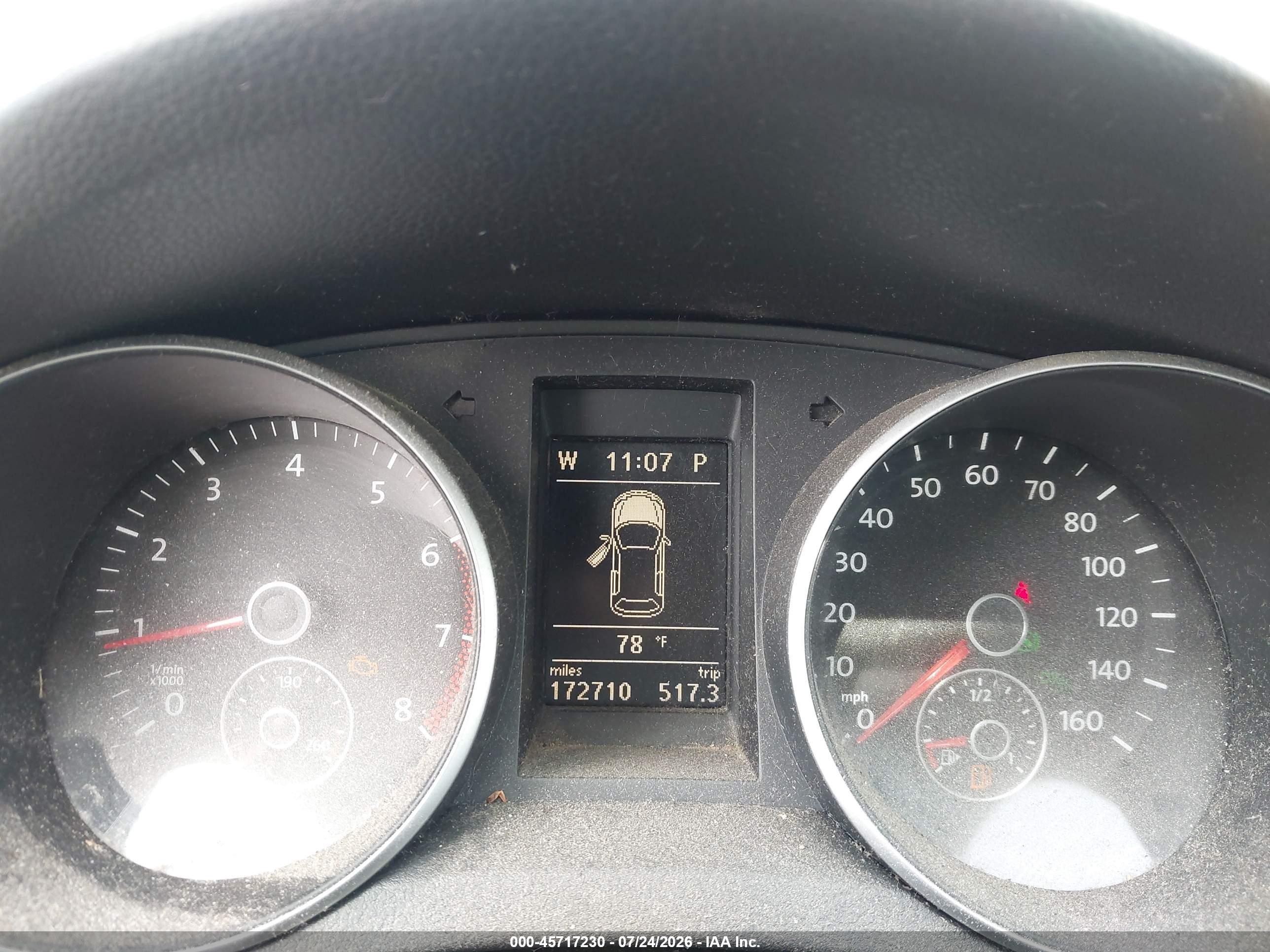 2012 Volkswagen Golf 2.5l 4-door Gray vin: WVWDB7AJ7CW249845