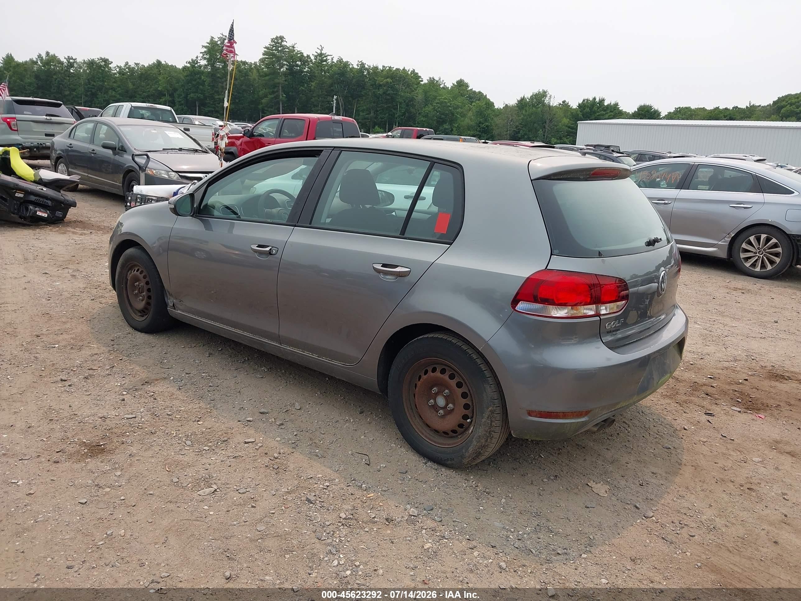 2012 Volkswagen Golf 2.5l 4-door Green vin: WVWDB7AJ7CW270288