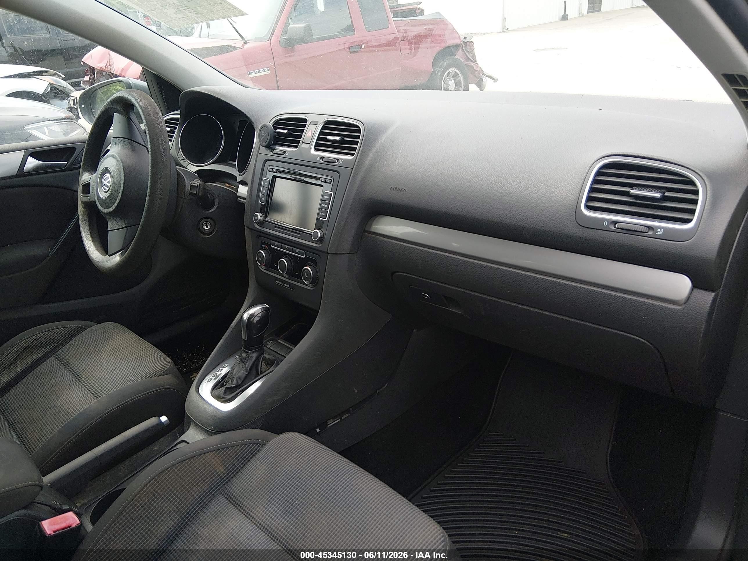 2012 Volkswagen Golf 2.5l 4-door Gray vin: WVWDB7AJ7CW288306