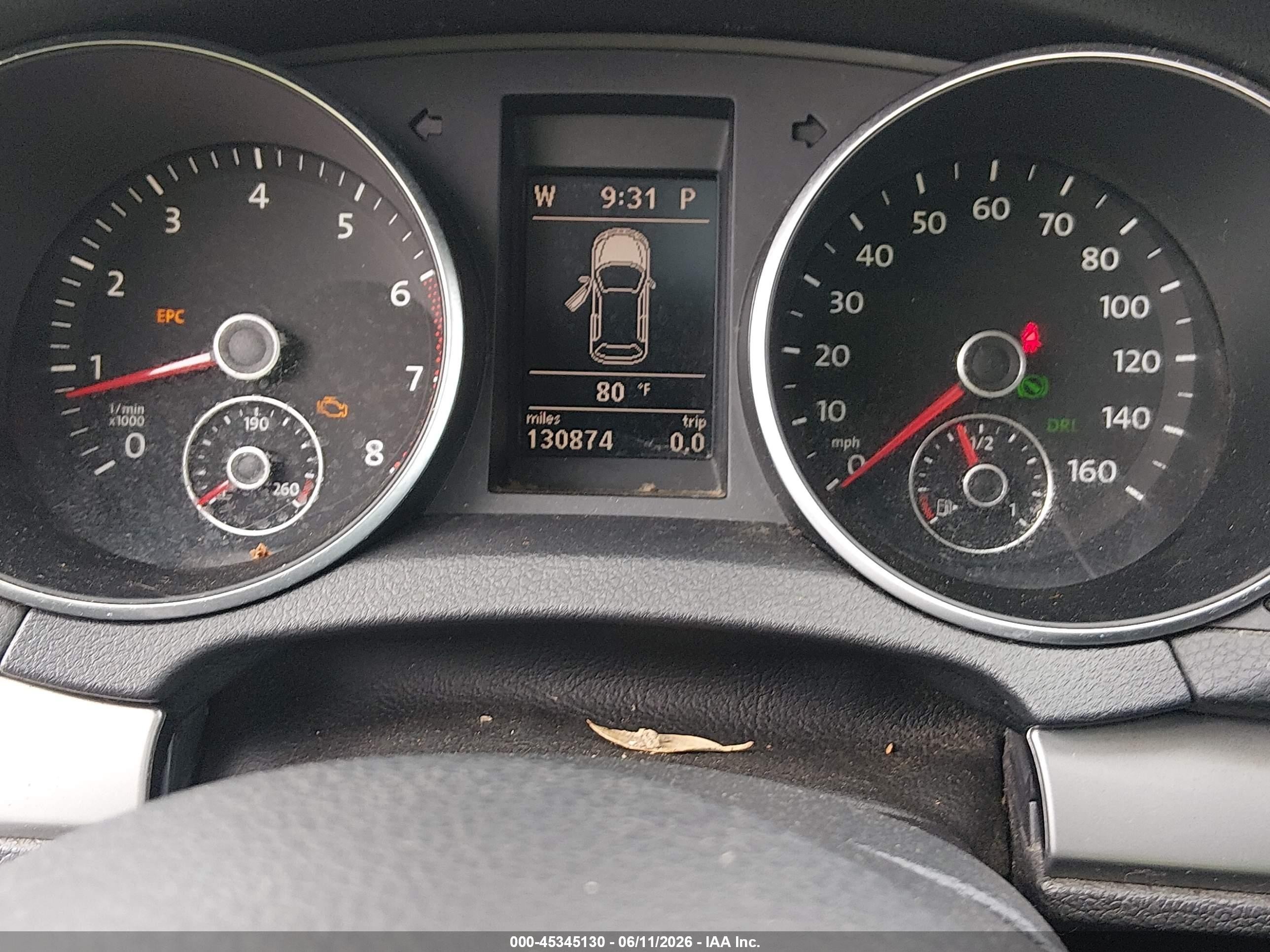 2012 Volkswagen Golf 2.5l 4-door Gray vin: WVWDB7AJ7CW288306