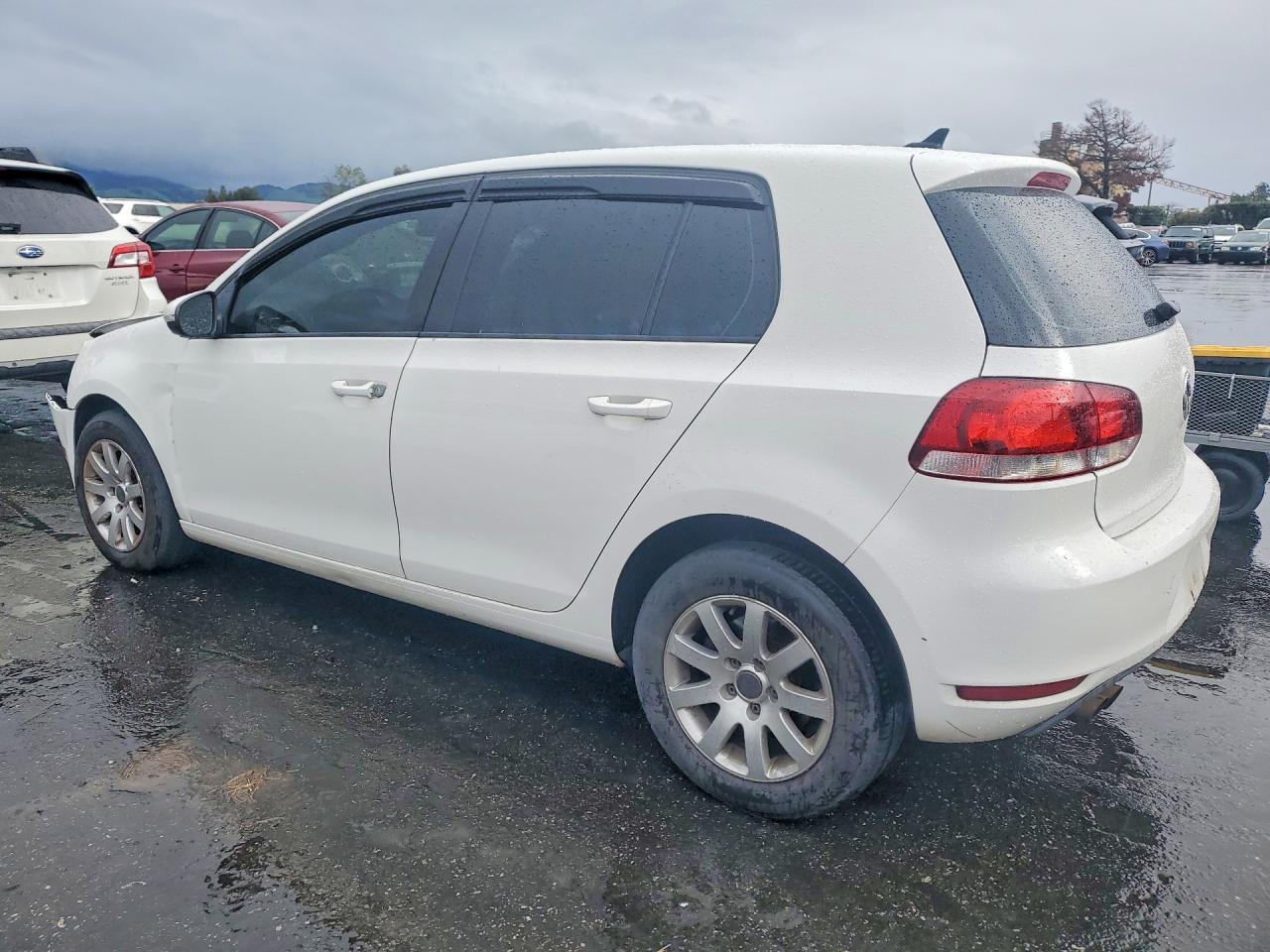 2012 Volkswagen Golf White vin: WVWDB7AJ7CW309719