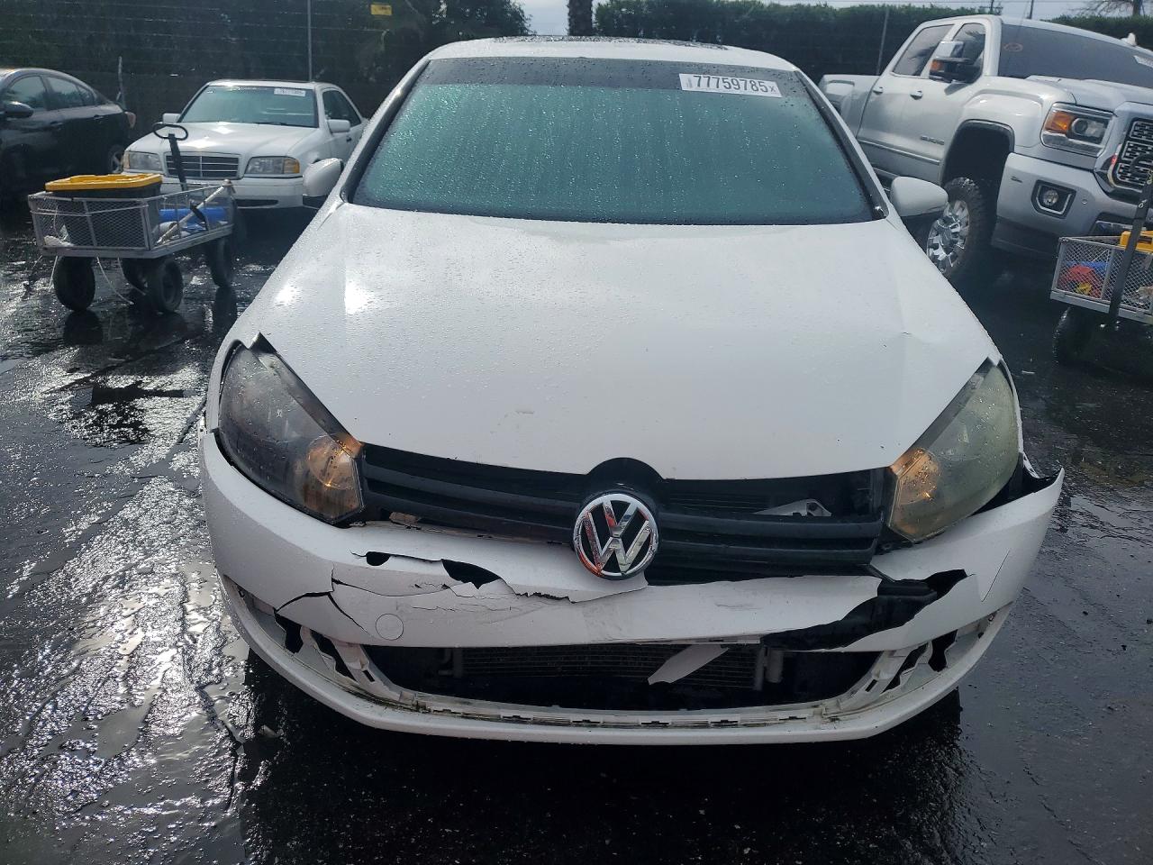 2012 Volkswagen Golf White vin: WVWDB7AJ7CW309719