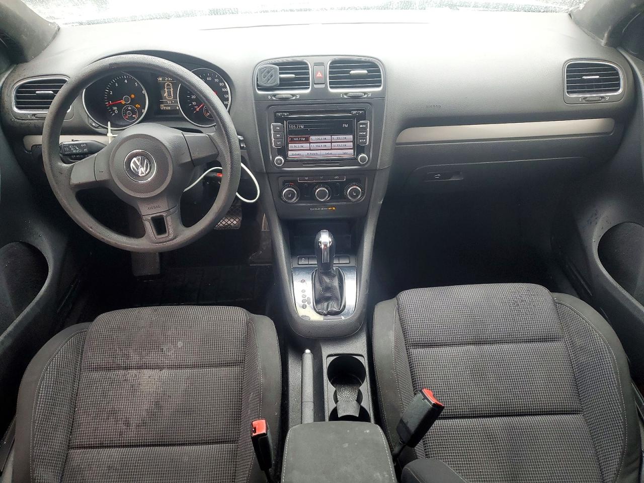 2012 Volkswagen Golf White vin: WVWDB7AJ7CW309719
