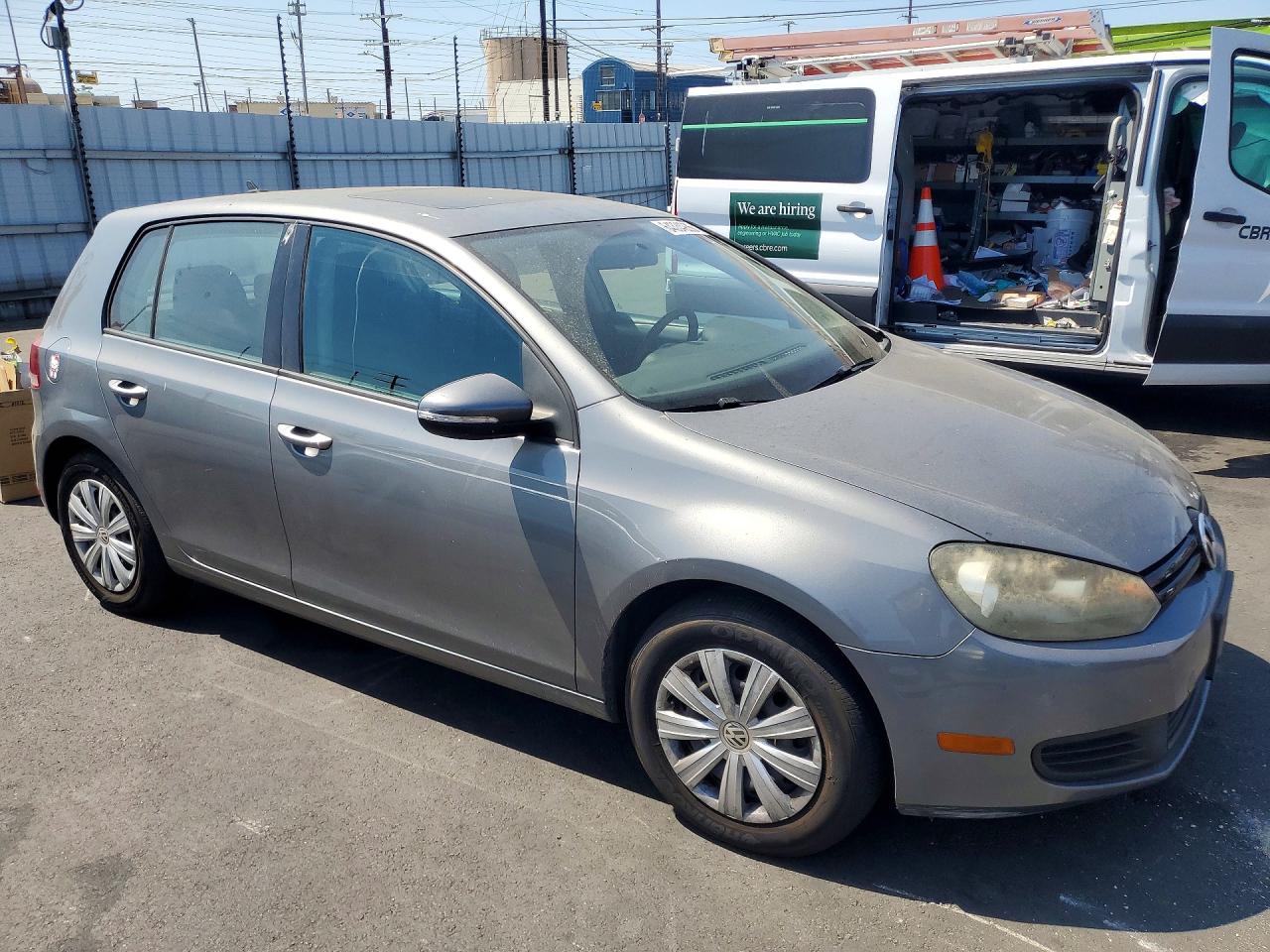 2012 Volkswagen Golf Серый vin: WVWDB7AJ7CW315682
