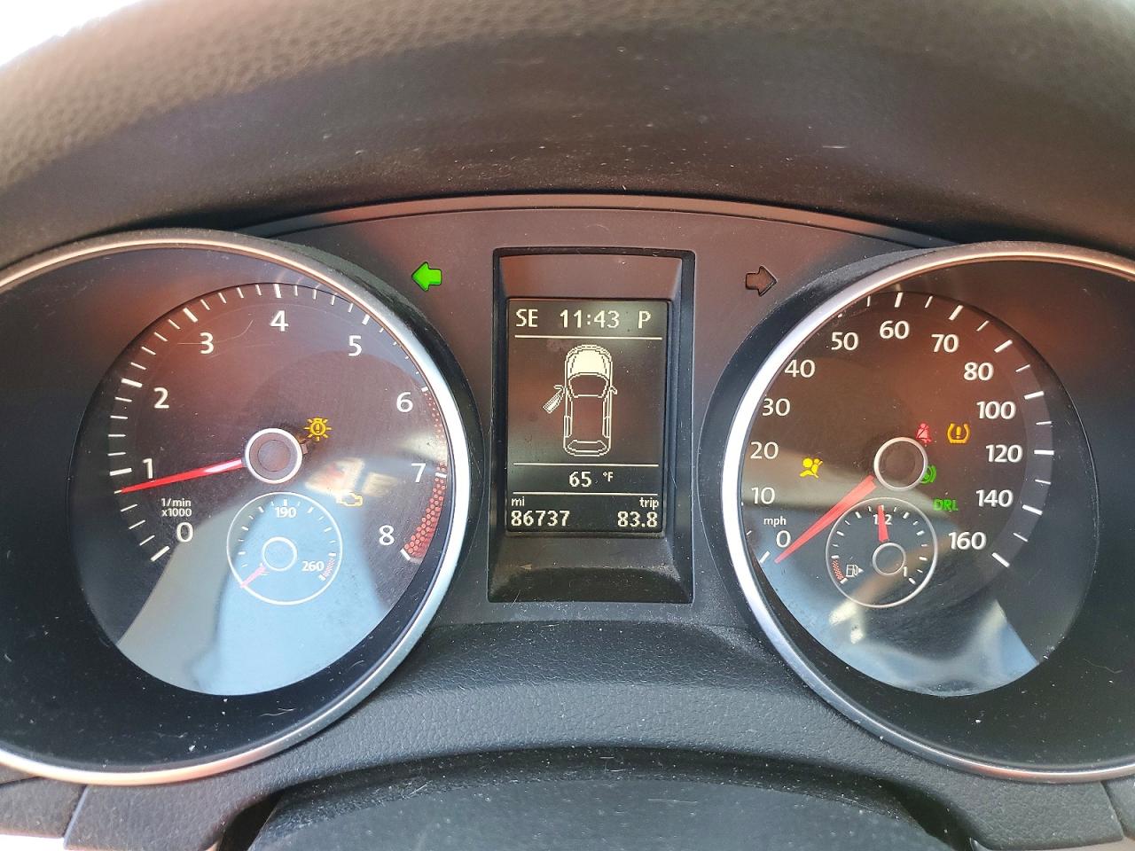 2013 Volkswagen Golf White vin: WVWDB7AJ7DW089550