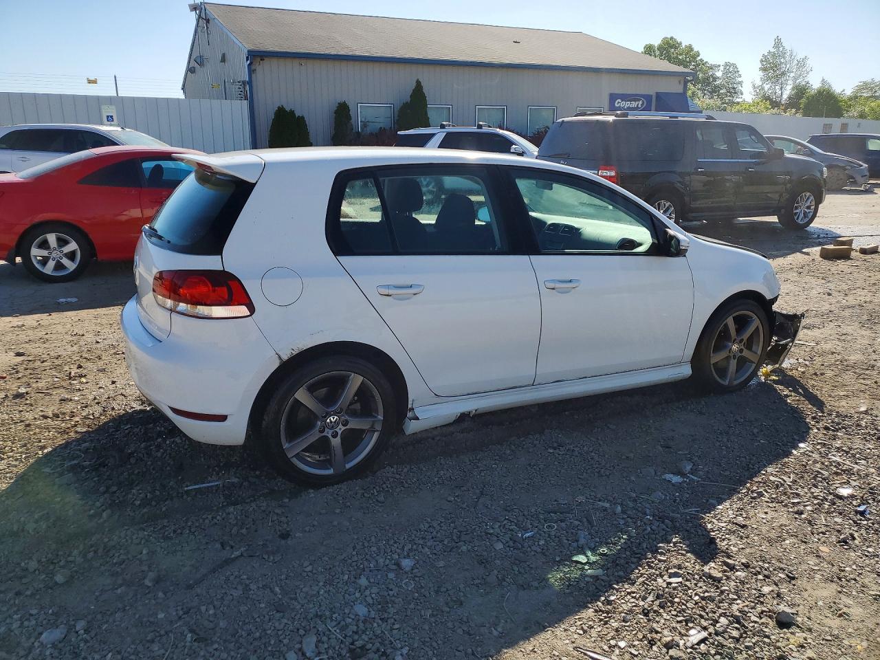 2013 Volkswagen Golf White vin: WVWDB7AJ7DW089550