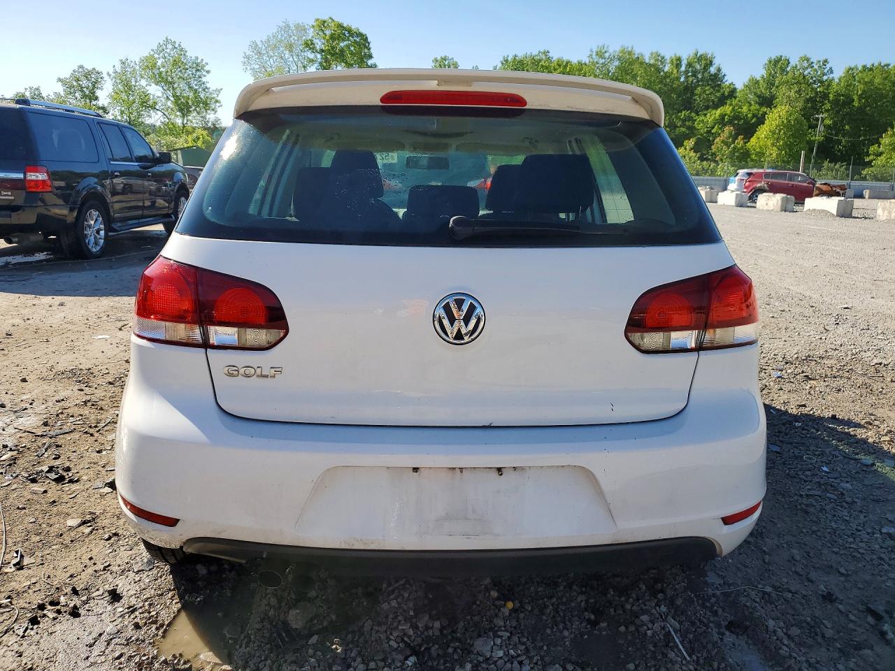 2013 Volkswagen Golf White vin: WVWDB7AJ7DW089550