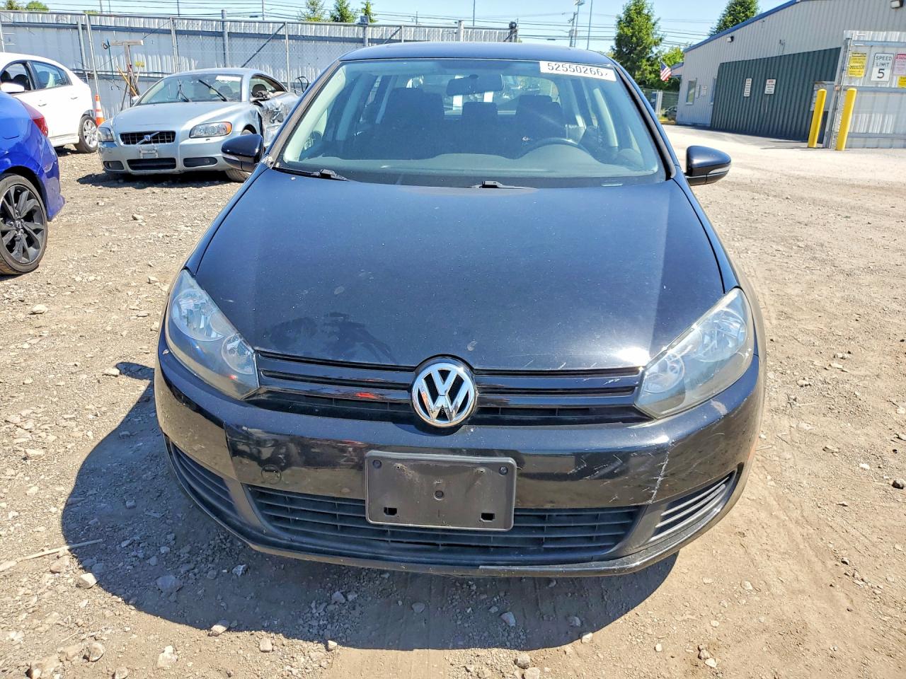 2014 Volkswagen Golf Black vin: WVWDB7AJ7EW010136