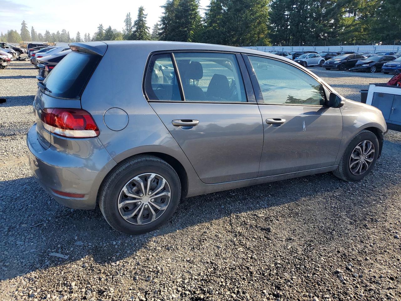 2012 Volkswagen Golf Gray vin: WVWDB7AJ8CW196928